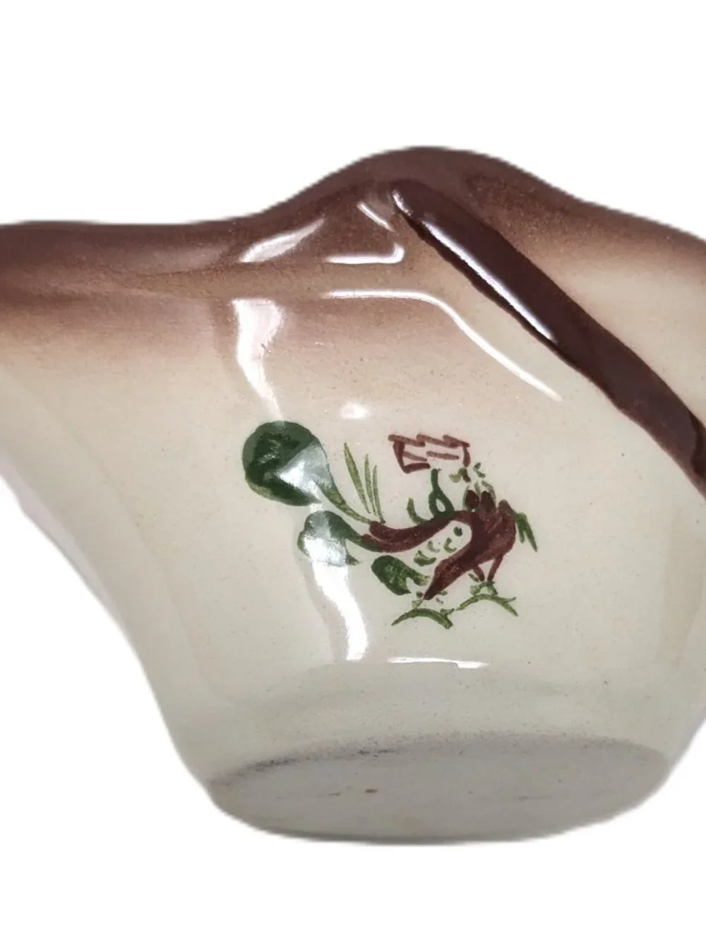Brock of California Chanticleer Rooster Individual Butter Gravy cup VTG 50s